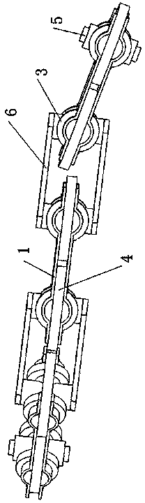 Bearing type universal chain