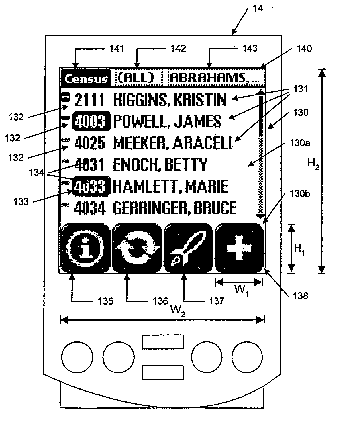 Handheld device graphical user interfaces for displaying patient medical records