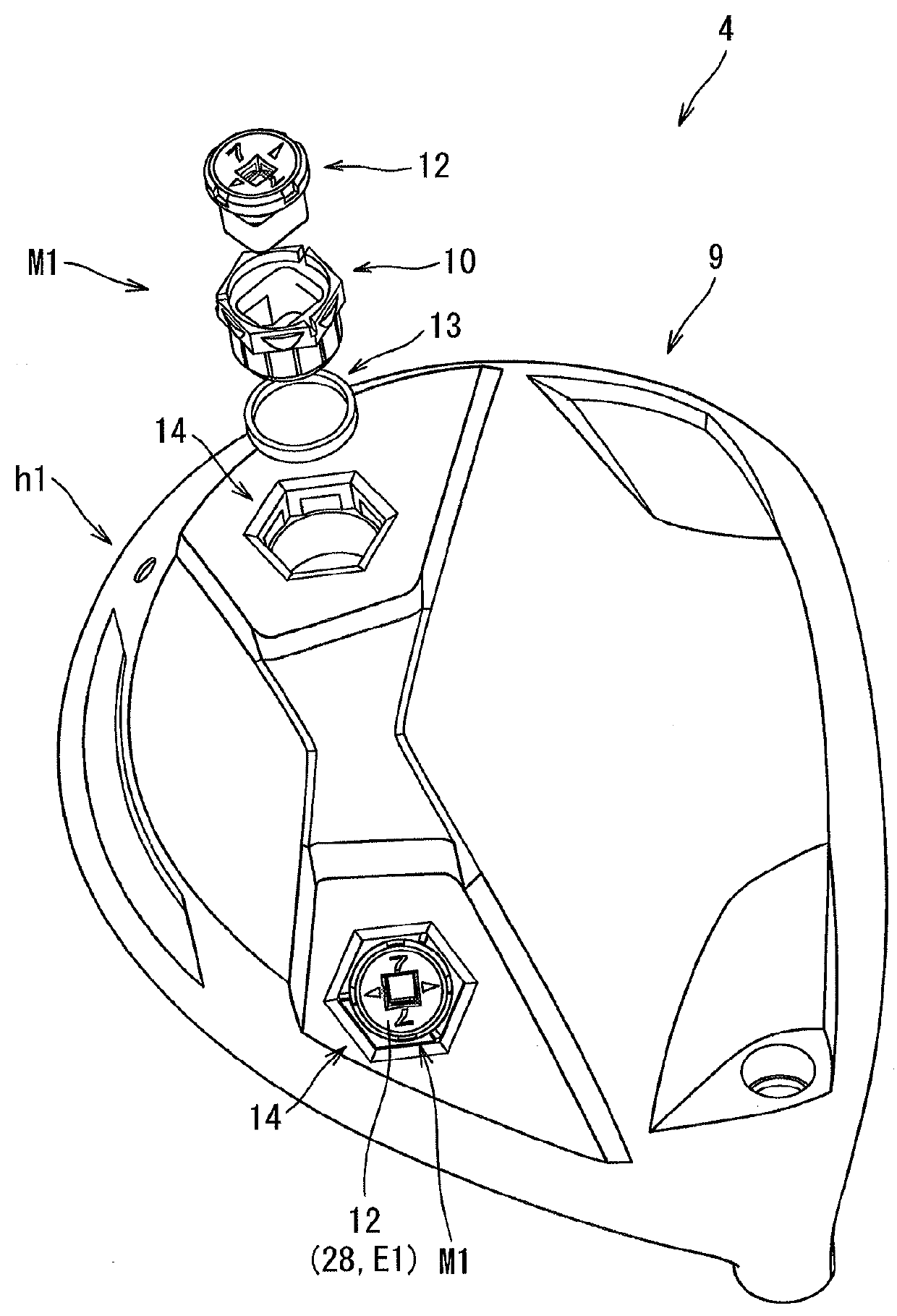 Golf club head with removable weight