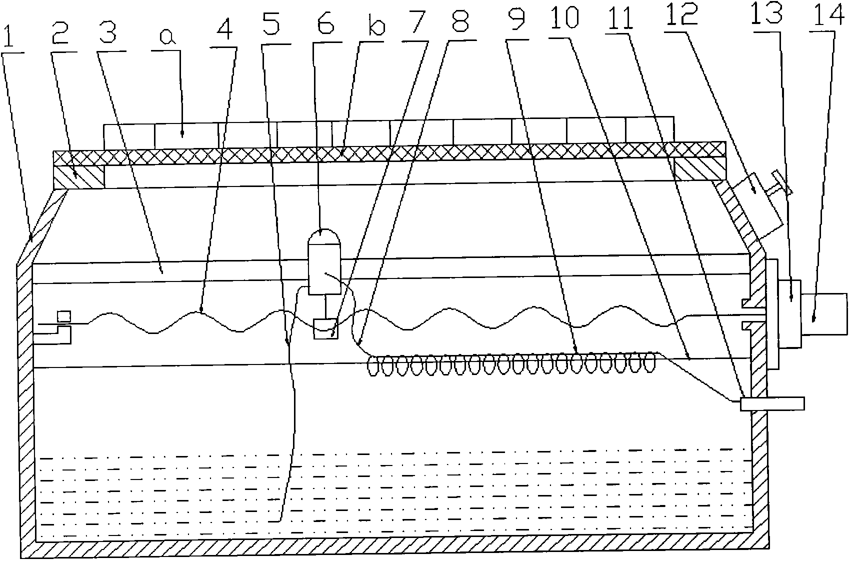 Plate-type workpiece pattern spraying and marking device