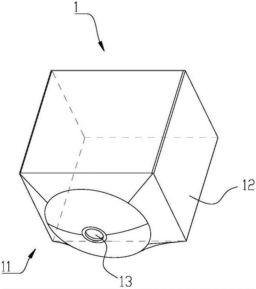 Off-line cyclic sedimentation tank of alkali wash water