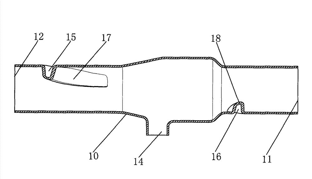 Multi-way pipe for water supply and drainage