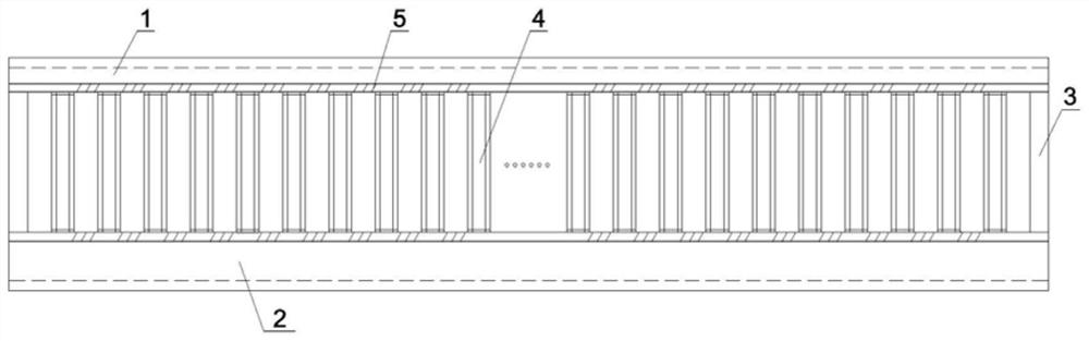 Preparation method for reed with convex and concave weft surfaces