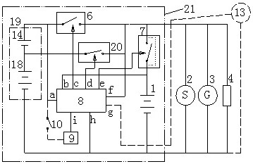 Vehicle-mounted combined battery intelligent power supply electrical system and power supply method