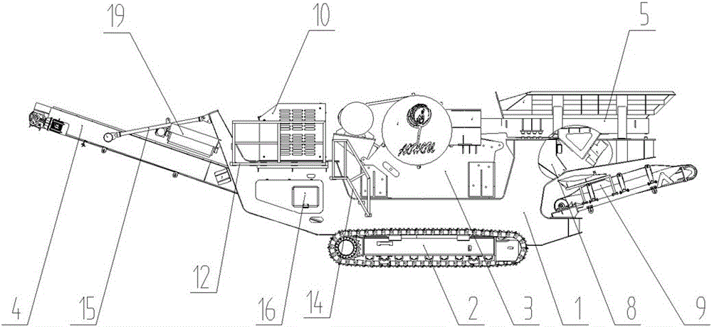 Movable jaw-type crushing station