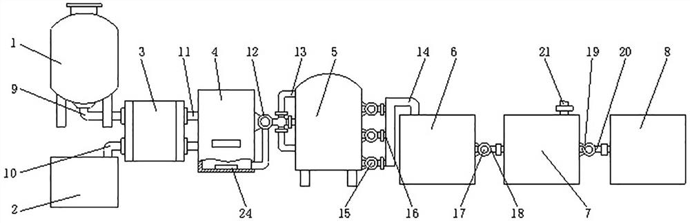 System for applying boiler blow-down water to employee bathing