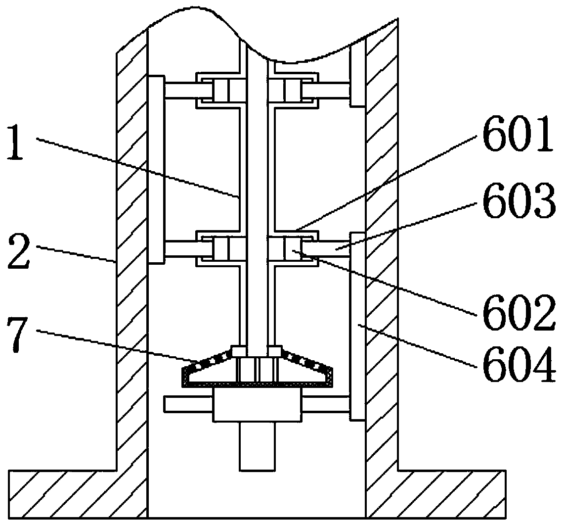 Scraper type film evaporator