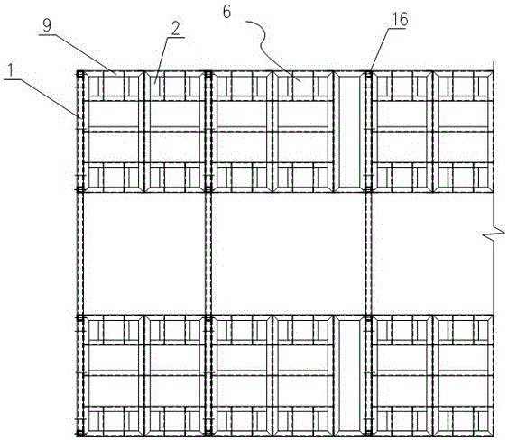 An anti-seismic composite communication support frame structure