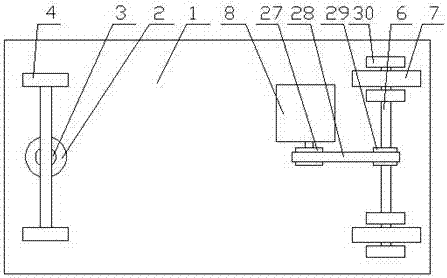 A cable retracting device for electric power test