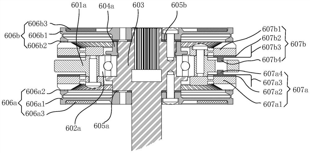 Multi-shaft four-stator-rotor series ultrasonic motor