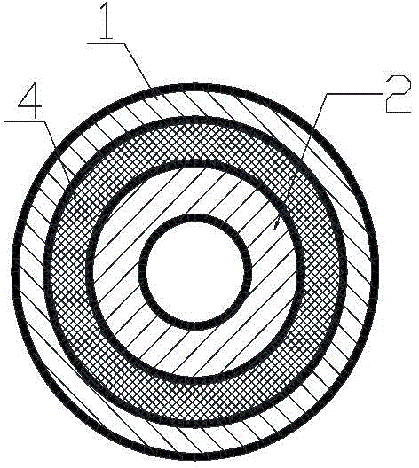 Embedded type large-stroke lead damper