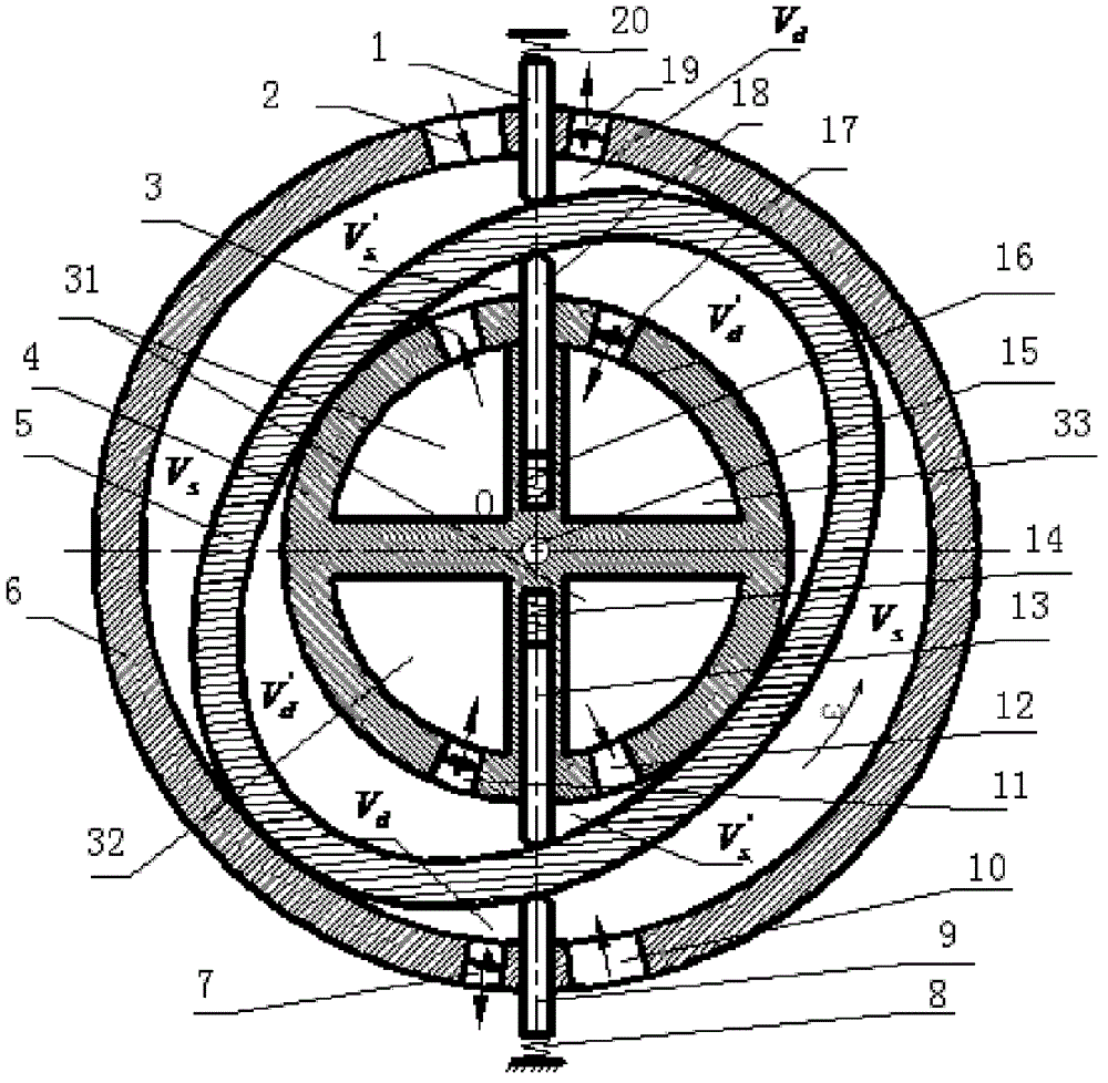 Double-cylinder rotary compressor