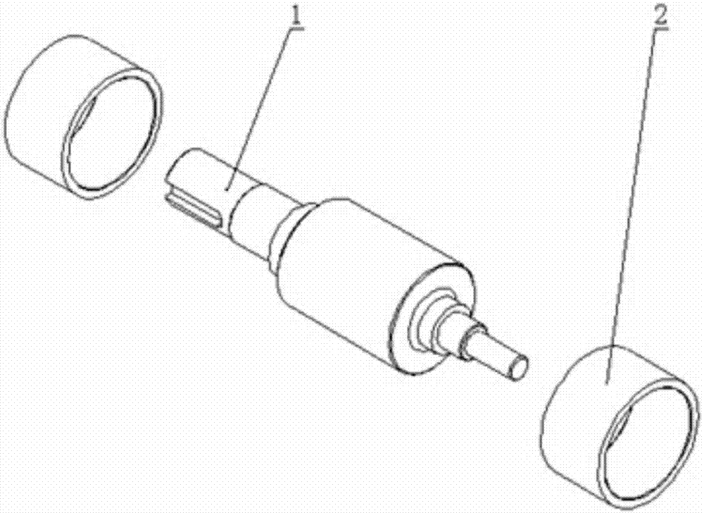 Permanent magnet servo motor rotor and manufacturing method of the same