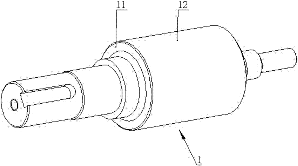 Permanent magnet servo motor rotor and manufacturing method of the same