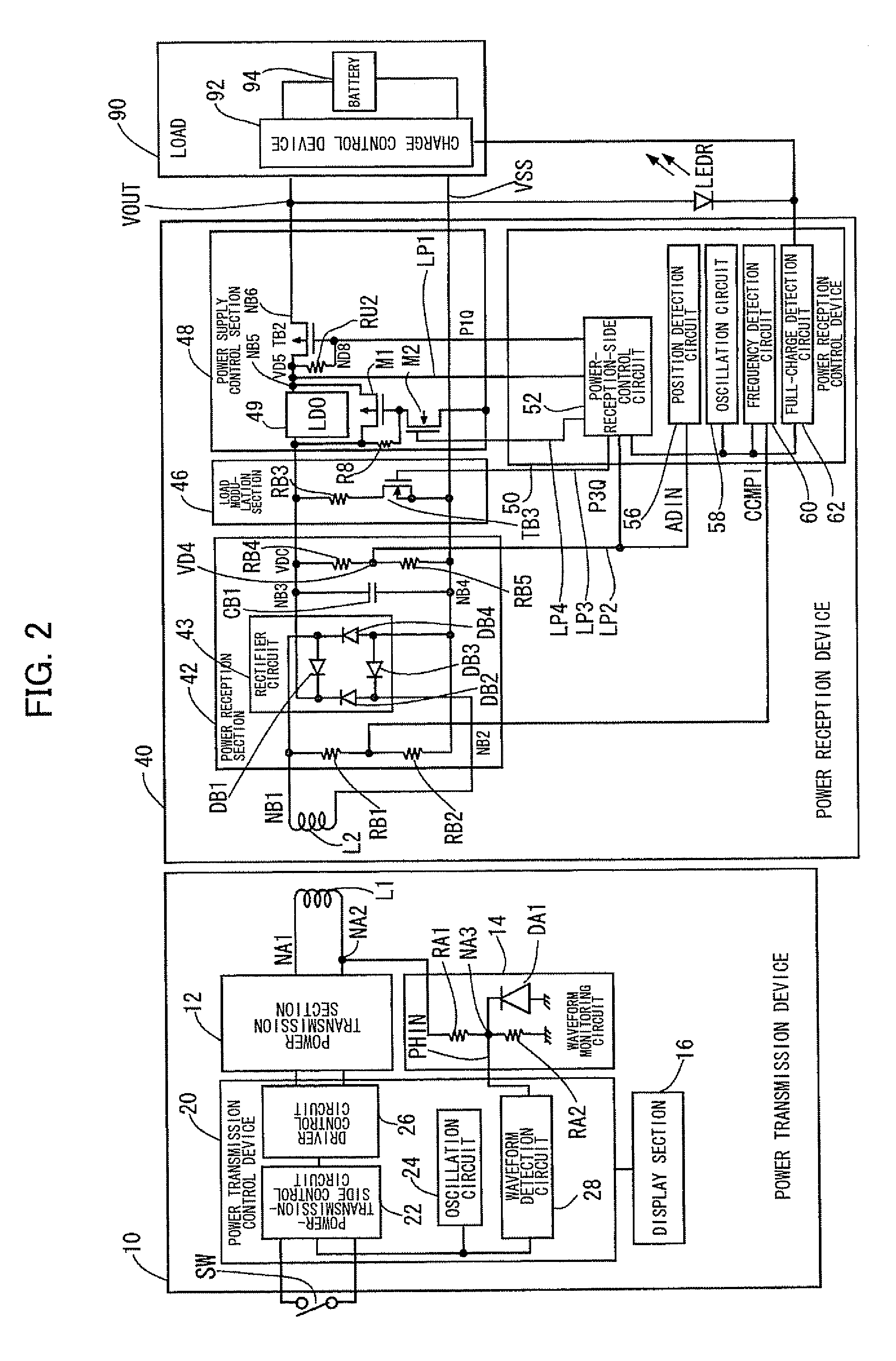 Power transmission control device, power transmission device, non-contact power transmission system, and electronic instrument