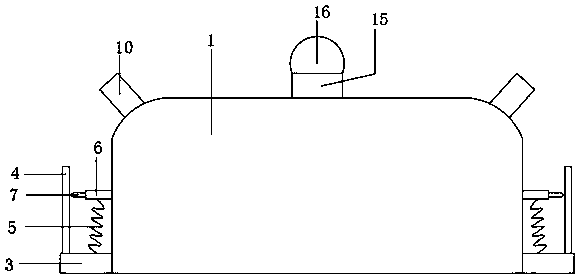 Viscosity detecting device for heparin sodium