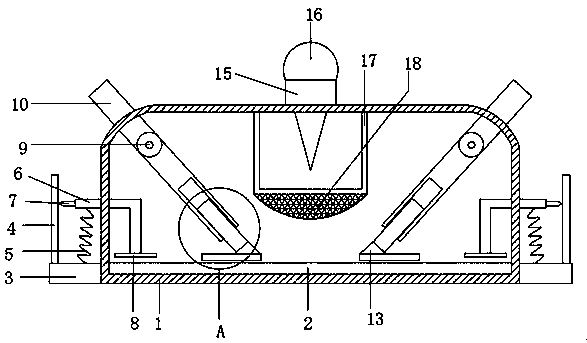 Viscosity detecting device for heparin sodium