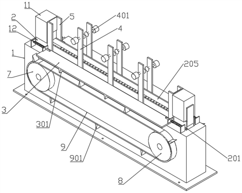 A kind of processing mechanism of aluminum alloy plate