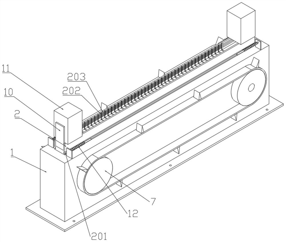 A kind of processing mechanism of aluminum alloy plate