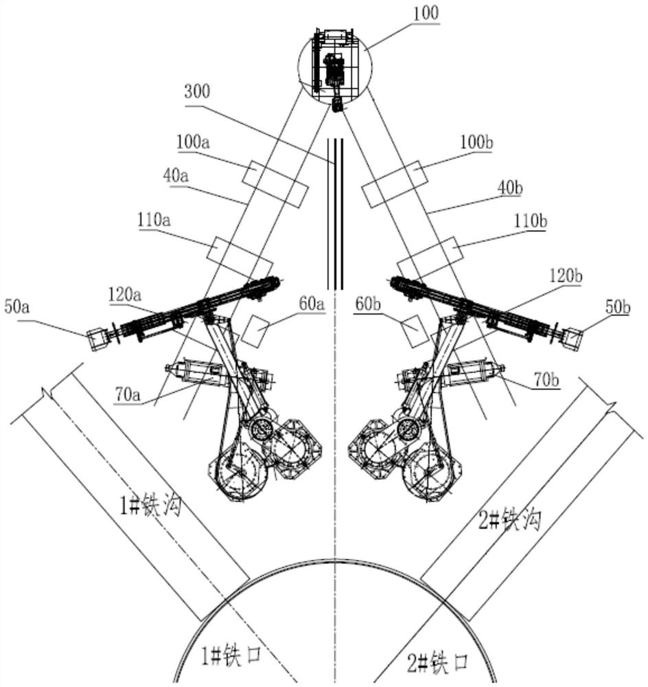 System for adding stemming and replacing crooked chisel to multiple iron notches and working method