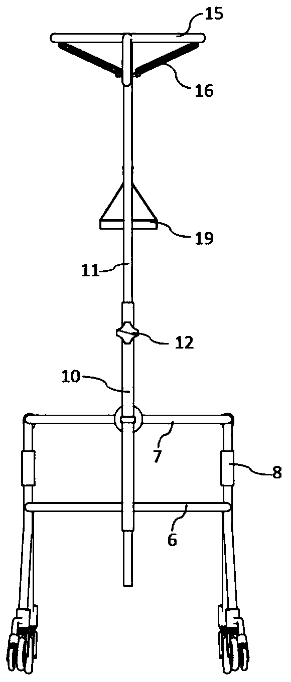 Walking type scoliosis traction device