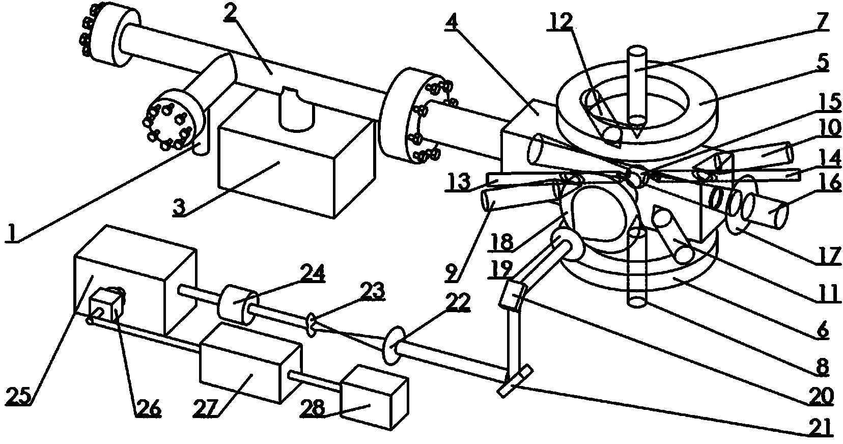 Method and device for direct generation of ultracold ground-state diatomic cesium molecule and its measurement