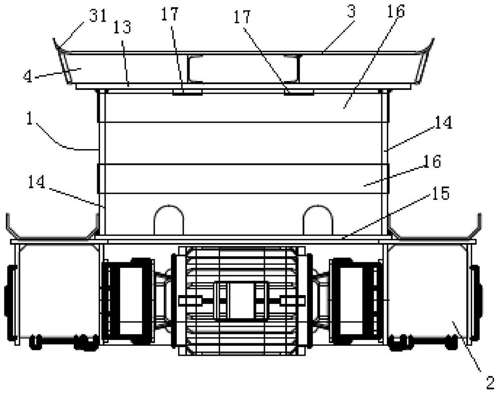 Movable pedestal