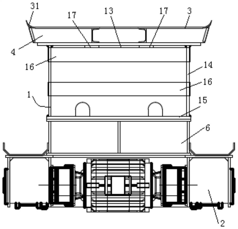 Movable pedestal