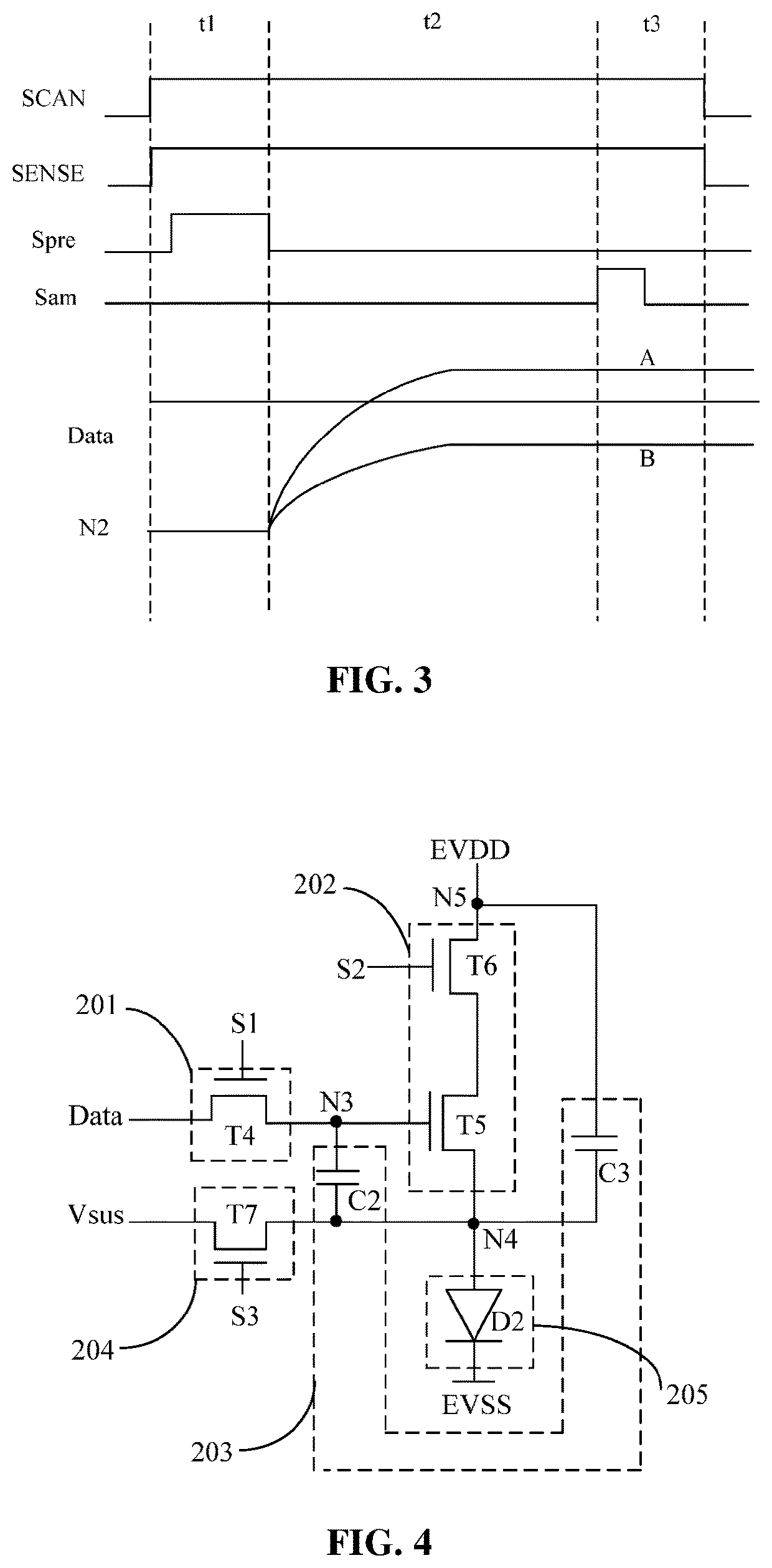 Organic light emitting diode display panel and display device