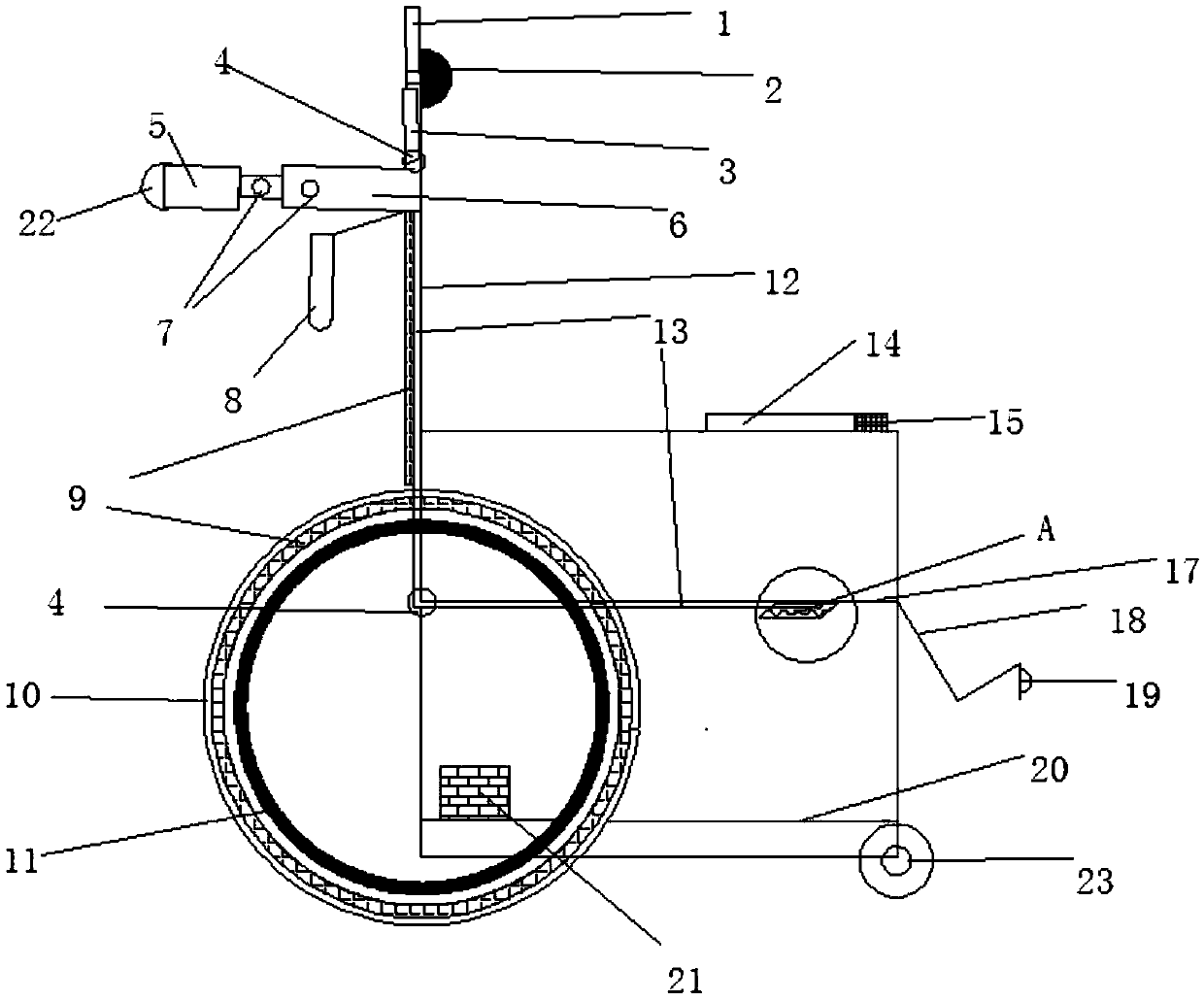 Outdoor wheelchair