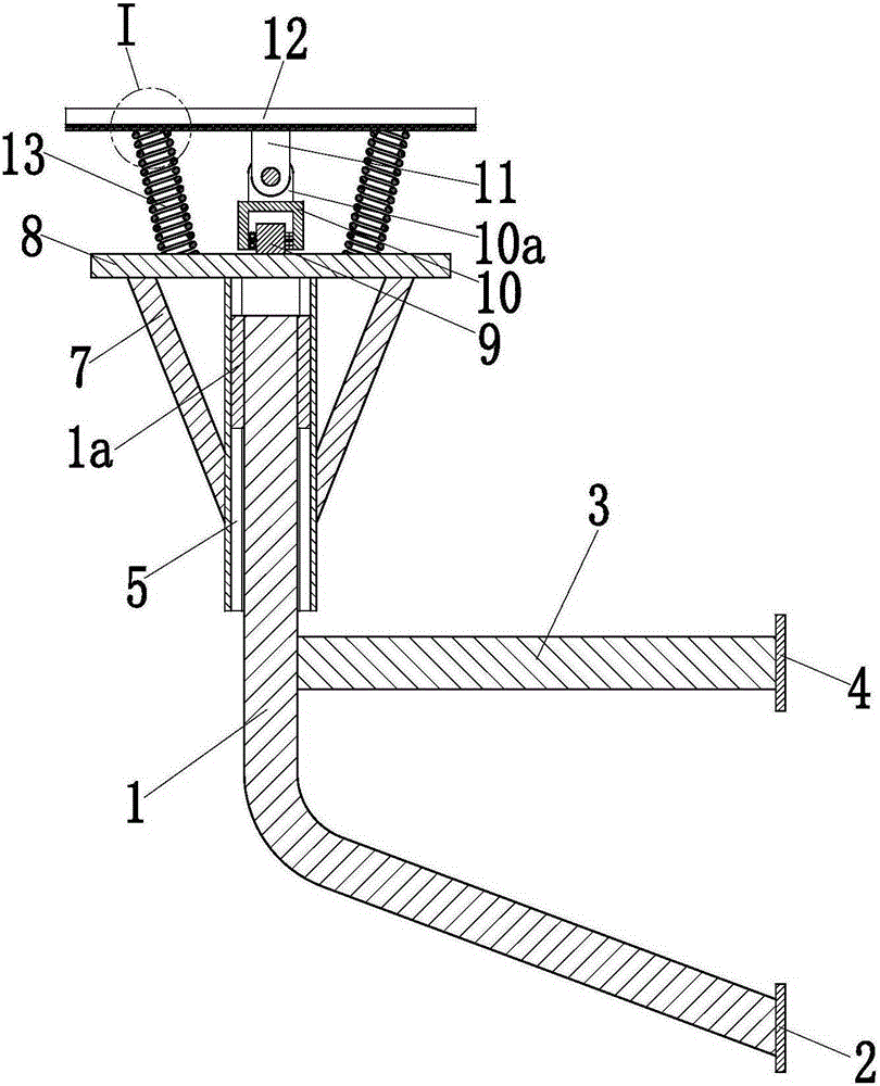 Adjustable supporting device special for automotive steering wheel