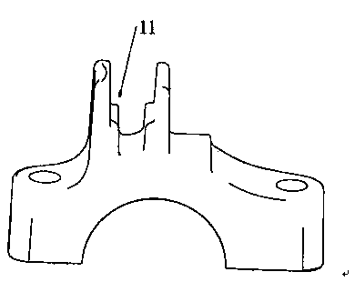 Fixing structure of engine cylinder internal wire harness assembly and method for fixing wire harness assembly