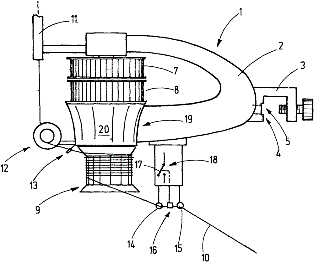 Devices for textile technology