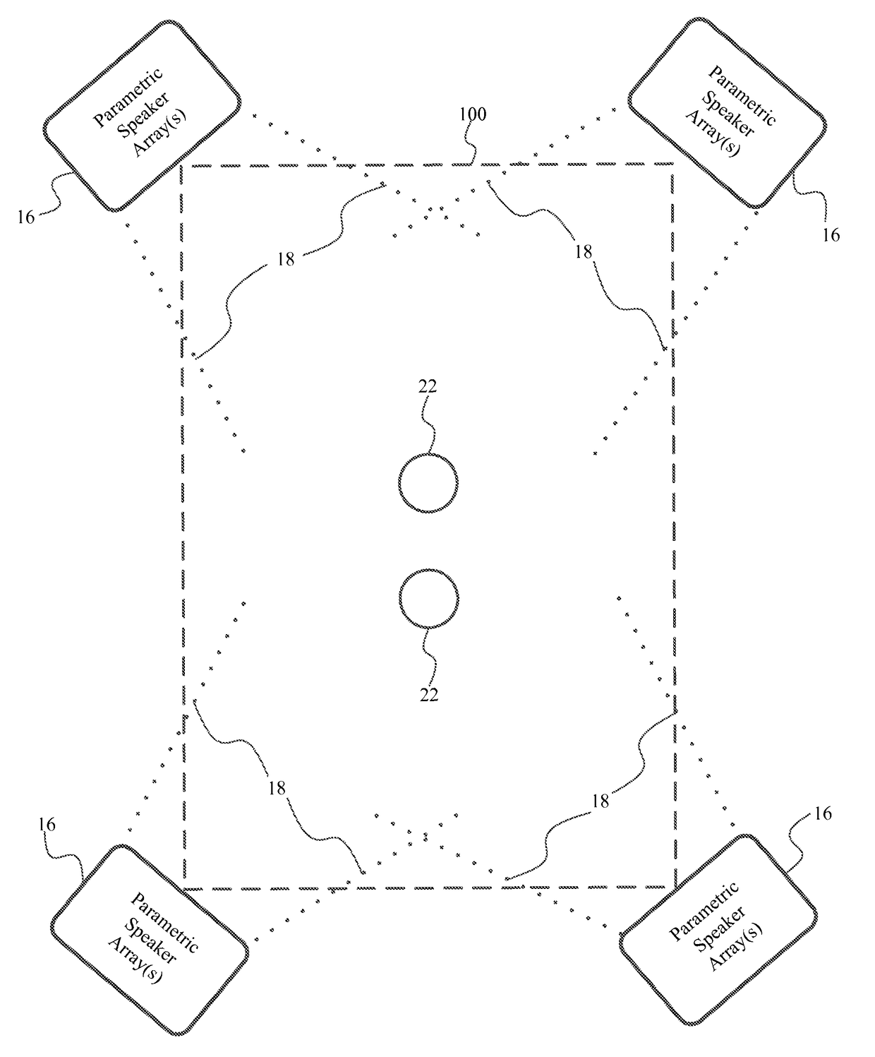 System and method for disrupting auditory communications among animals in a defined locale