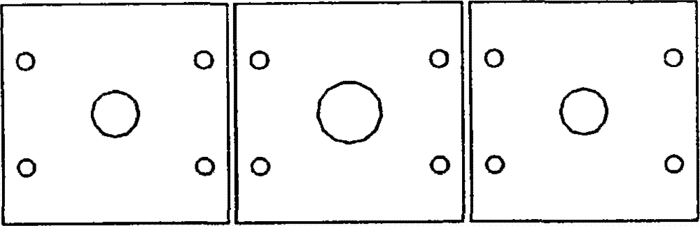 Rotary type high-speed bump test device for circular test piece