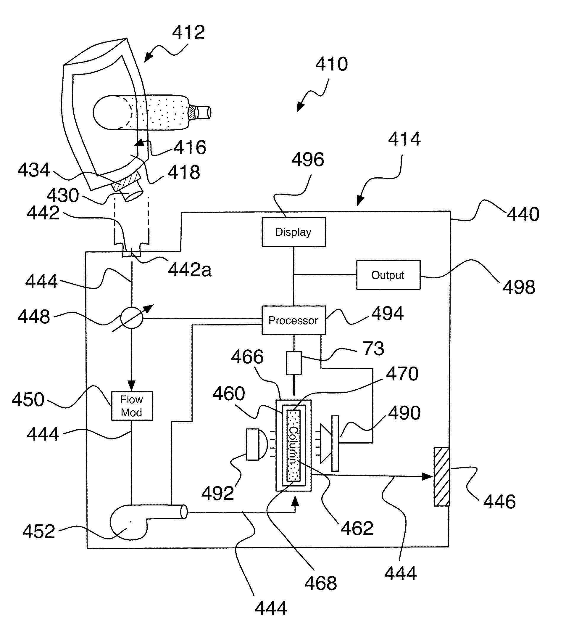 System for measuring breath analytes