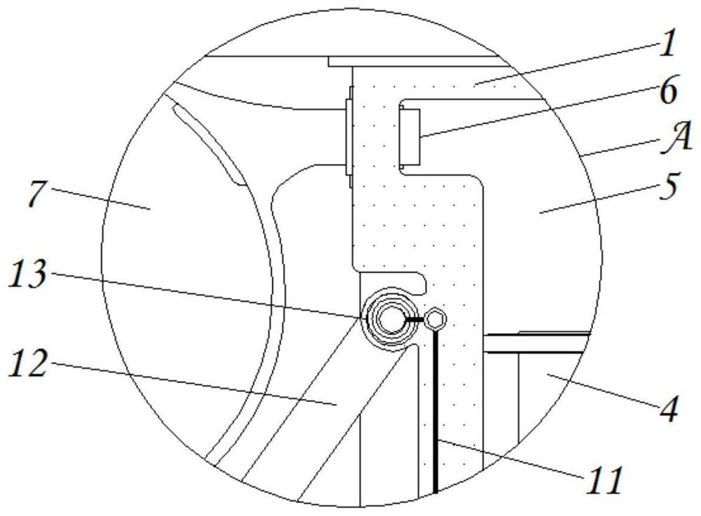 Emergency supporting device for coal mine collapse and convenient to quickly unfold