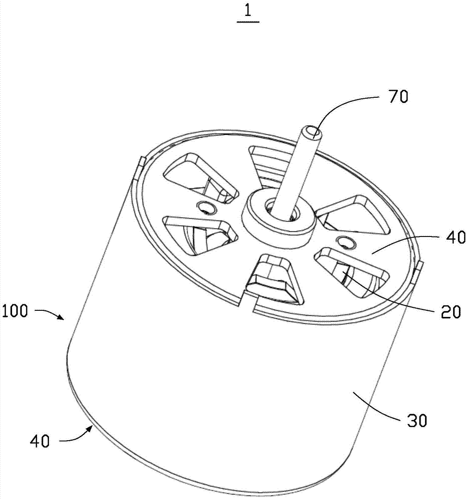 Method for forming motor stator