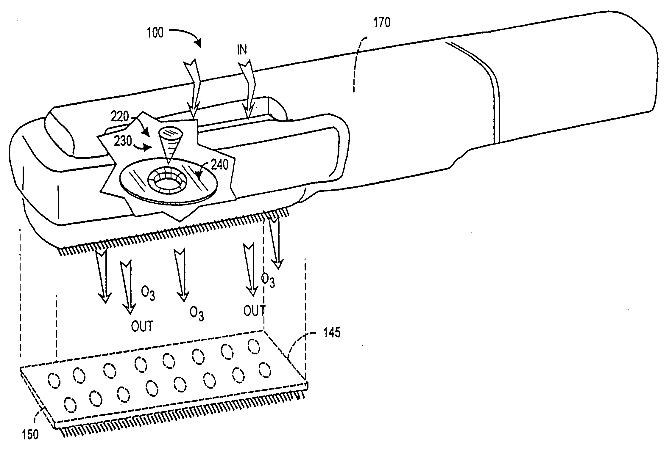 Ion emitting brush