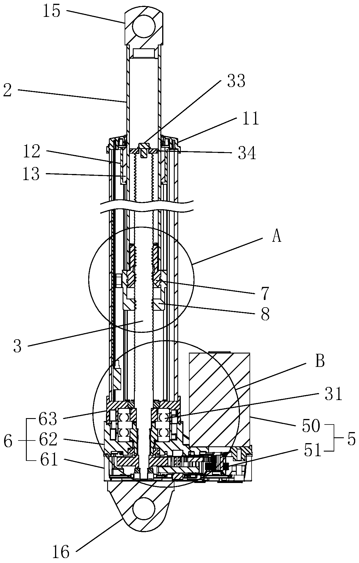 Electric push rod