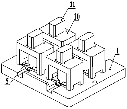 Ballasting device and installation method for tr components