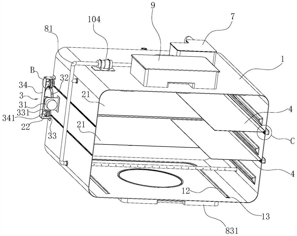 An anti-flavor liner structure and a cooking device with the same structure