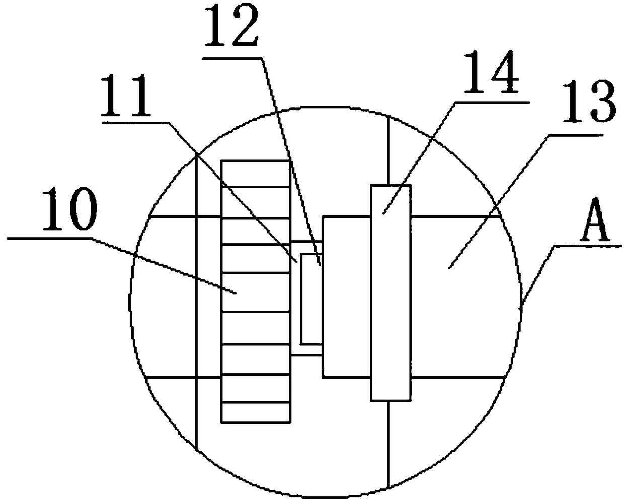 Turnable forging device for production of environment-friendly materials