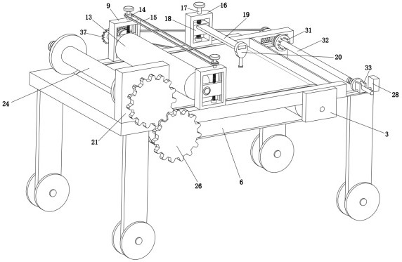 Detection device convenient for flattening electrode foil