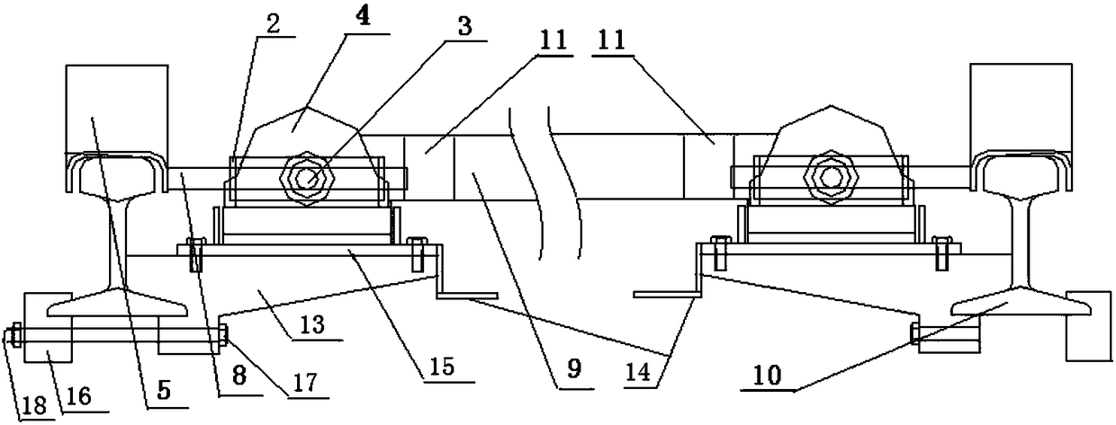 A parking method for an anti-rolling car system on a railway line