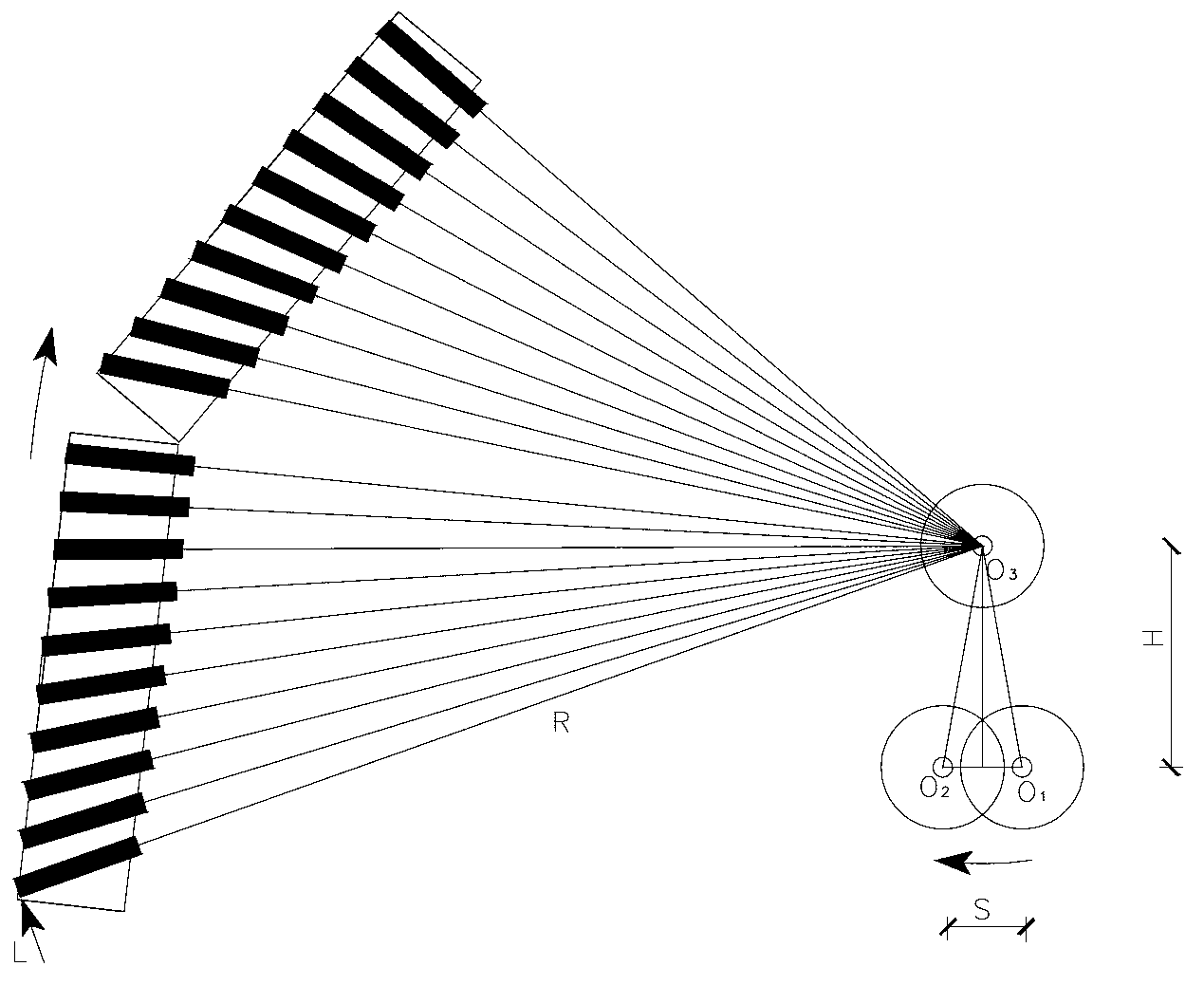 Quantitative deviation correcting method for building translation