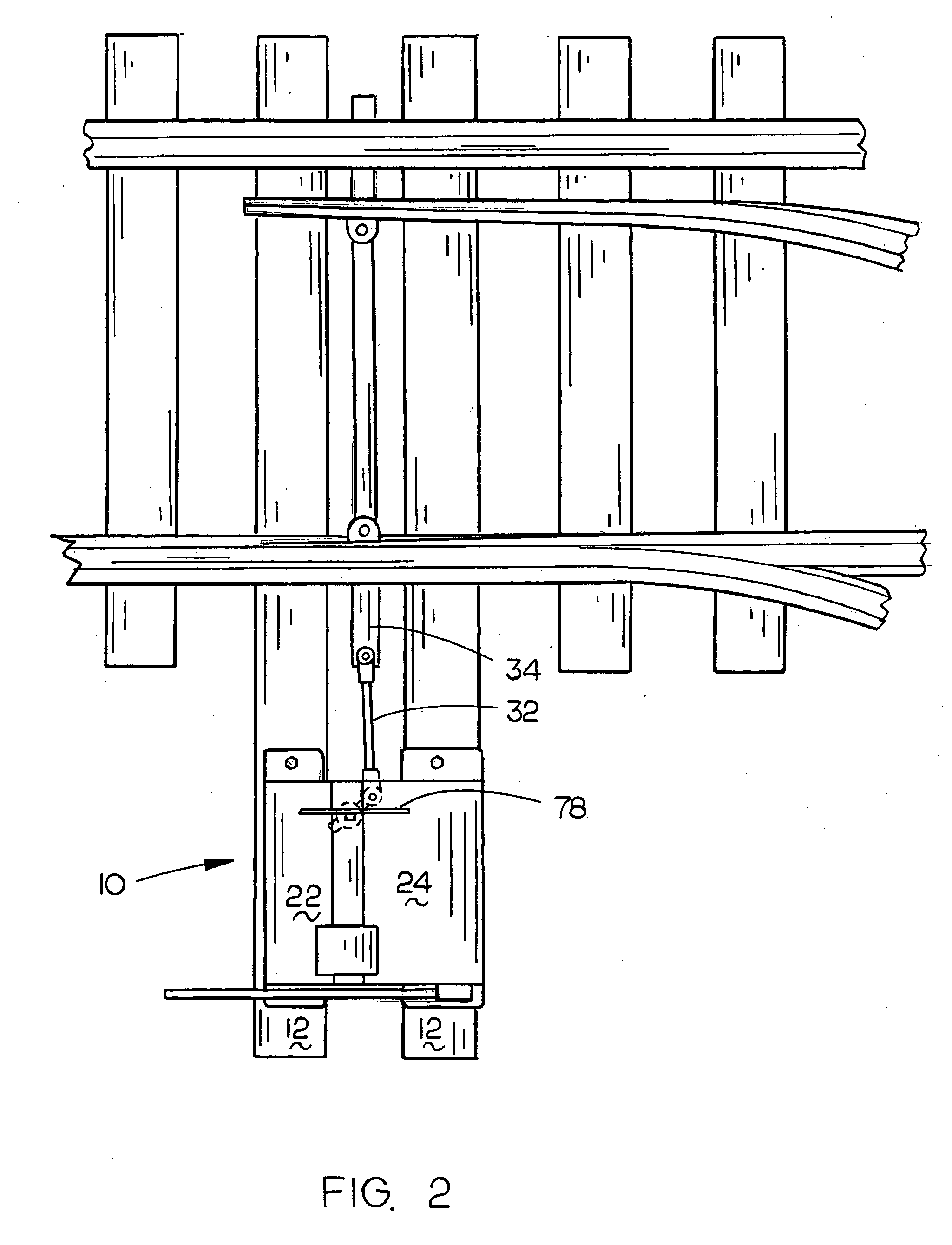 Railroad yard switch machine