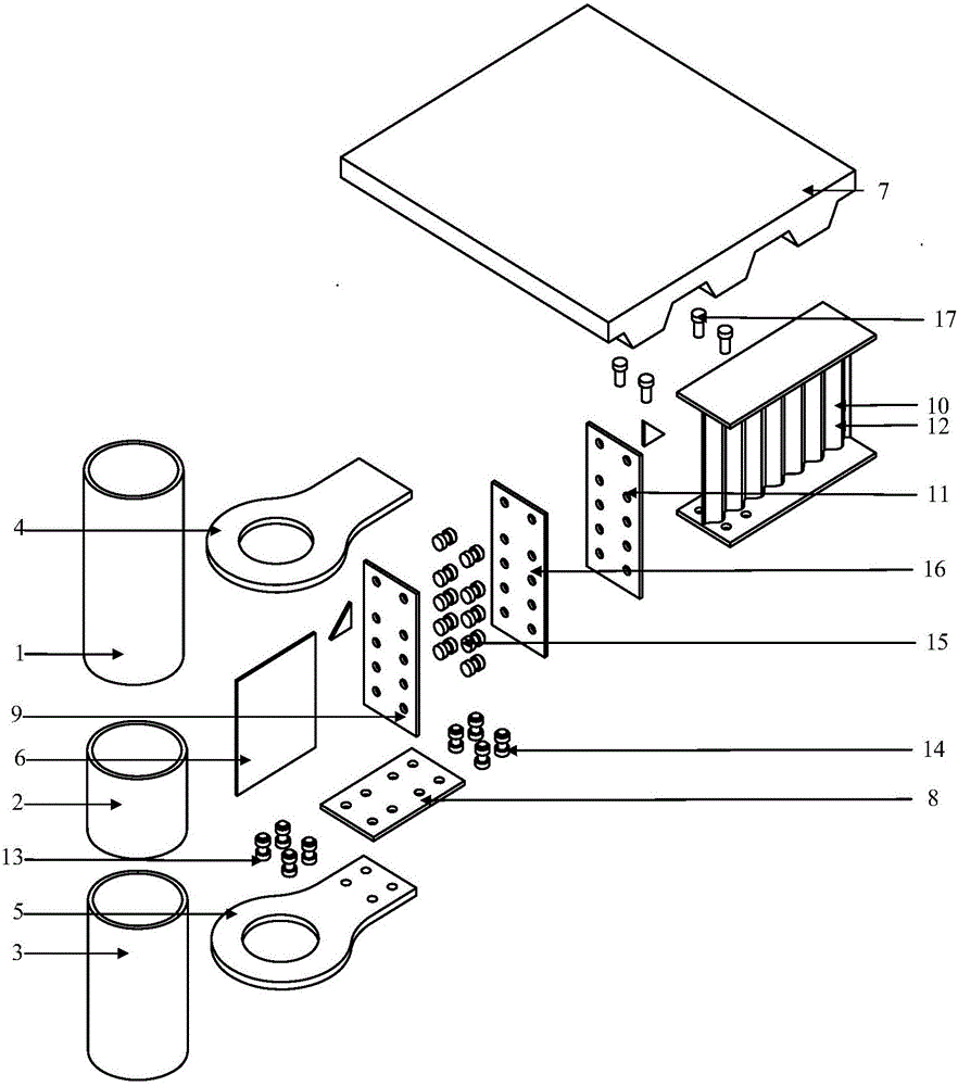 Function-restorable assembly type wave web beam-column composite joint connection device