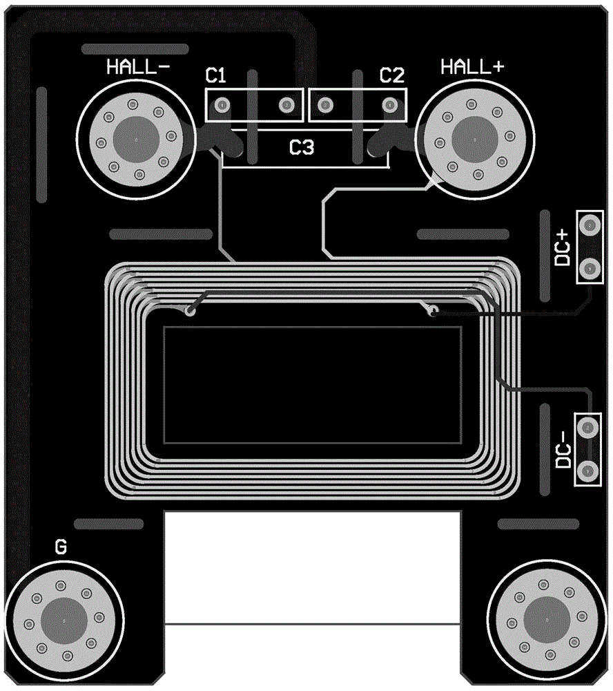 Electromagnetic interference filter applicable to high-voltage Hall sensors