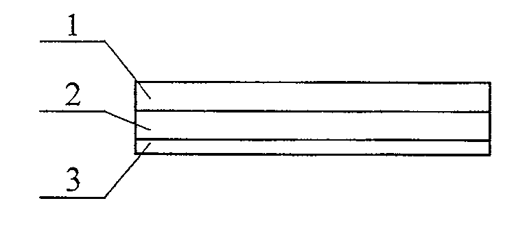 Wide-frequency-band double-way-band incongruous medium transmission wire